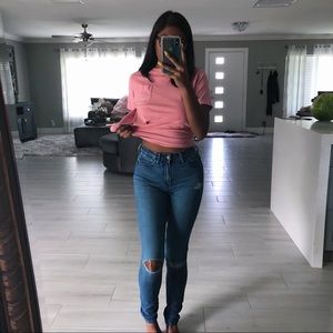 Dark blue hollister jeans